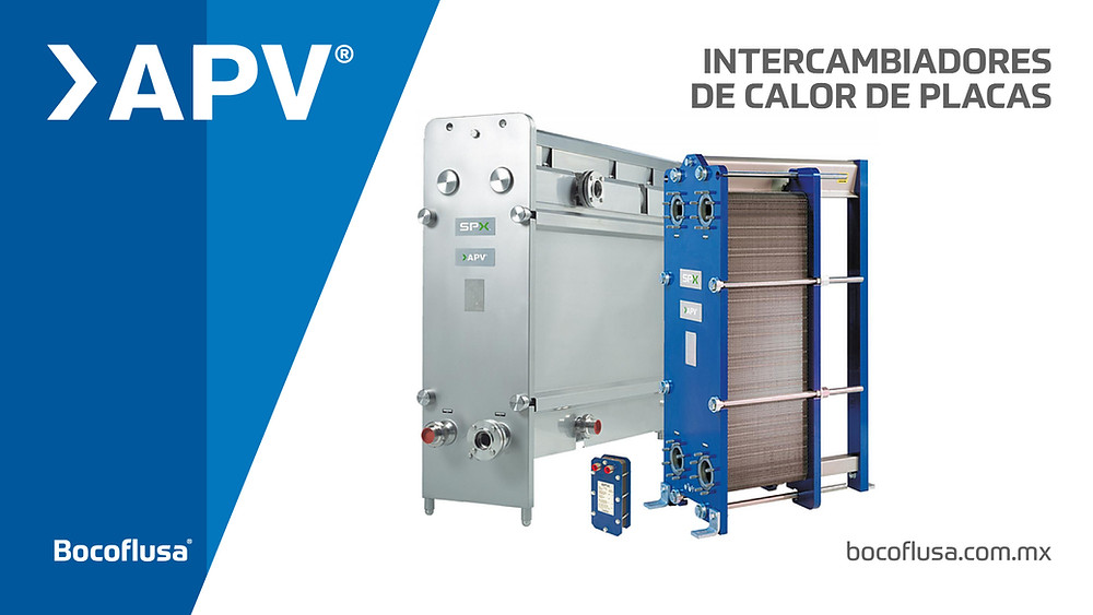 Intercambiadores de calor de placas. APV