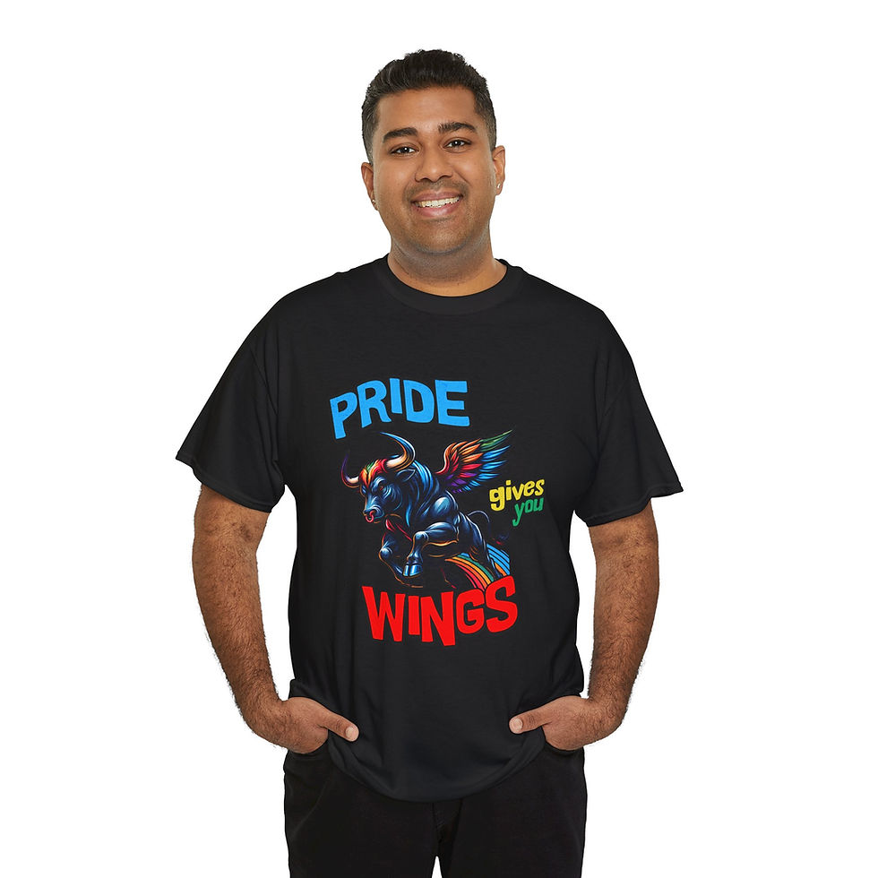 Thumbnail: Rainbow LGBTQ Pride Shirt Gay Apparel Support Equality Pride GIves You Wings 
