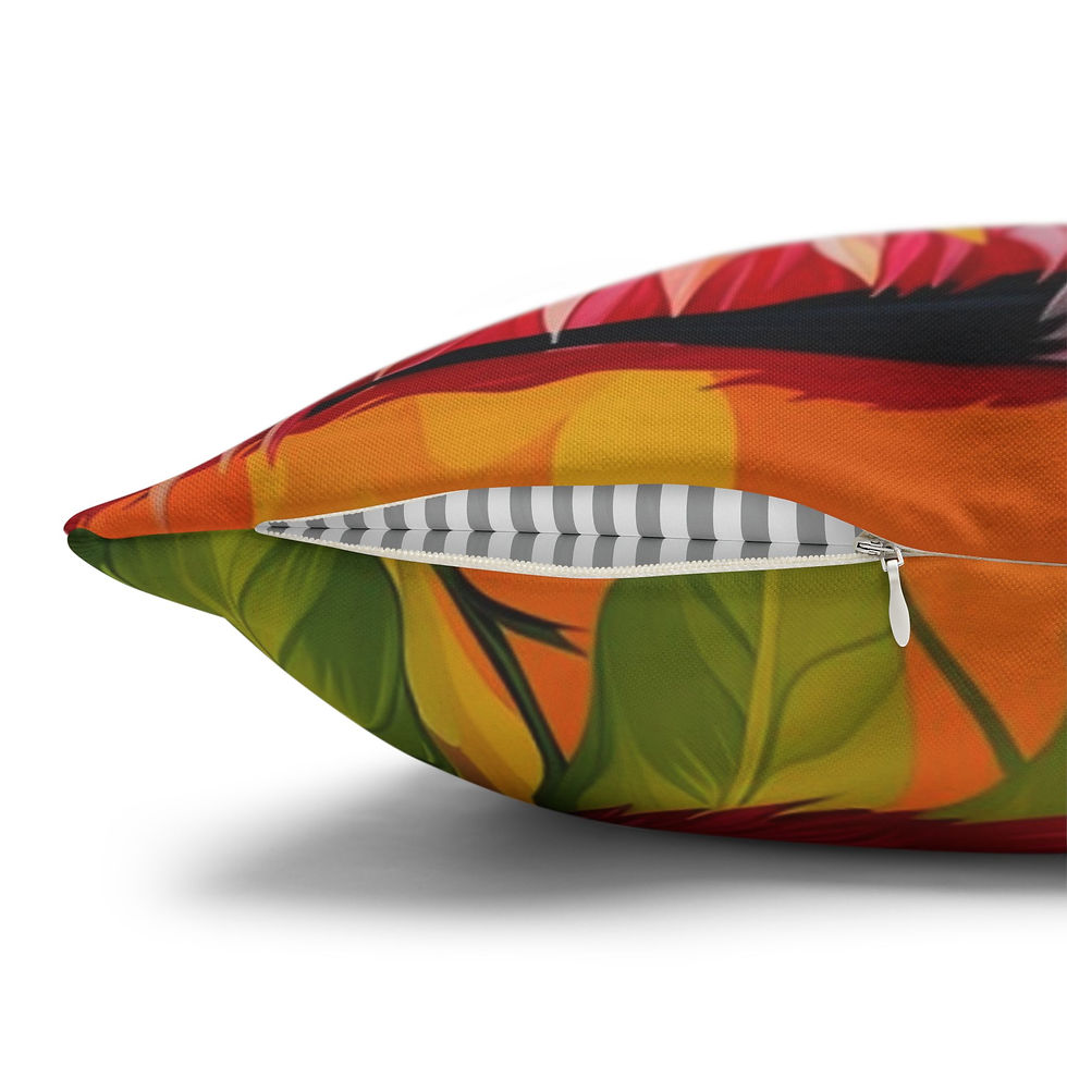 Thumbnail: Decorative Art Pillow for Modern Home Décor, Art Pillows, Flamingo, Sunflower 