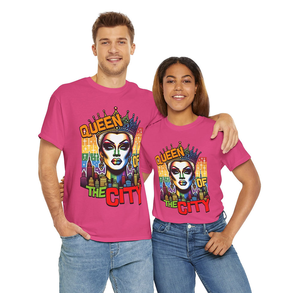 Thumbnail: Rainbow LGBTQ+ Pride Shirt Gay Pride Apparel Support Equality NYC Drag Queen 