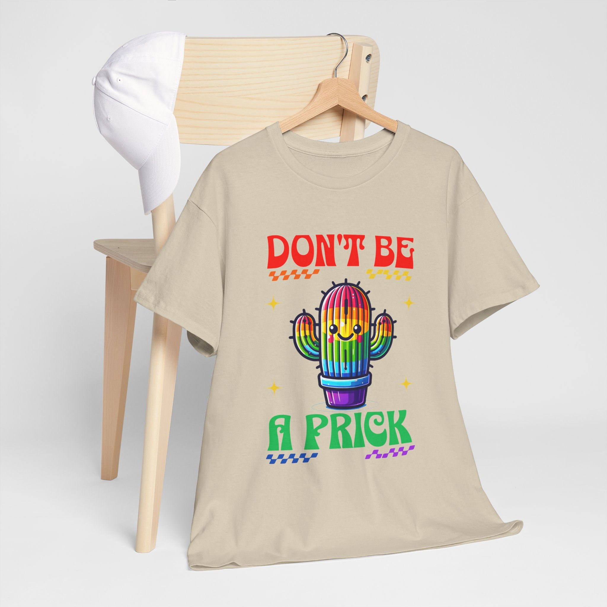 Rainbow LGBTQ+ Pride Shirt Gay Pride Apparel Support Equality Don't Be A Prick
