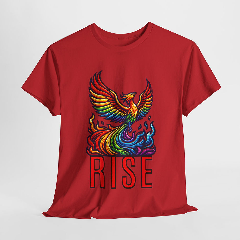 Thumbnail: Rainbow LGBTQ Pride Shirt Gay Pride Apparel Support Equality Phoenix Rise 