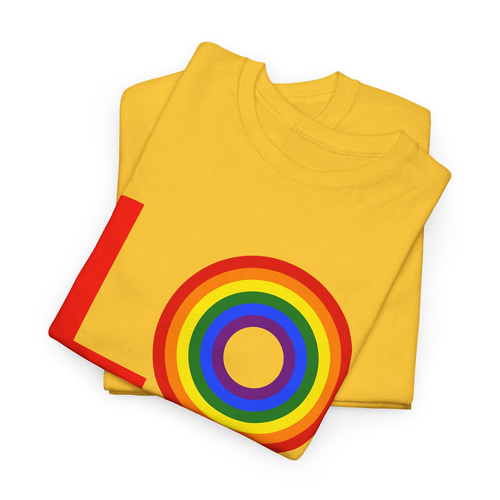 Thumbnail: Copy of Rainbow LGBTQ Pride Shirt Gay Pride ApparelSupportEquality Rainbow Love 