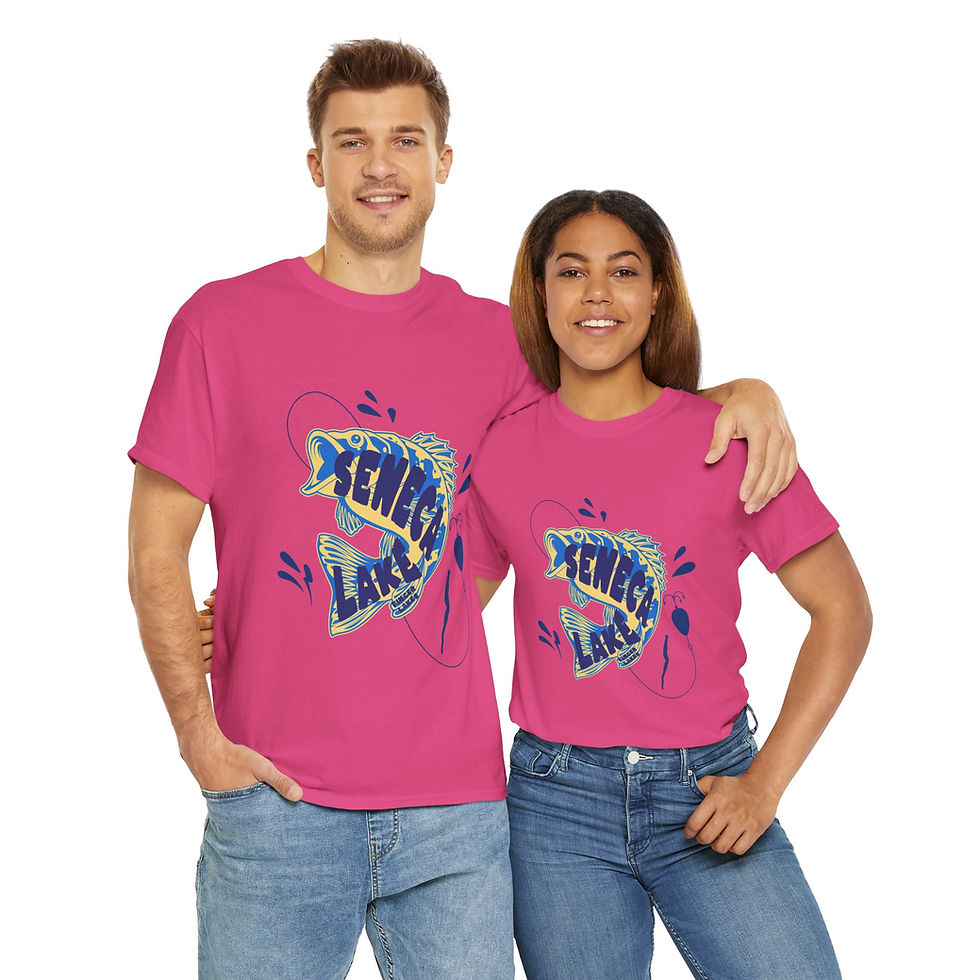 Thumbnail: Finger Lakes Apparel Merch Finger Lakes Theme Lake Lovers FLX Seneca Lake Fish 