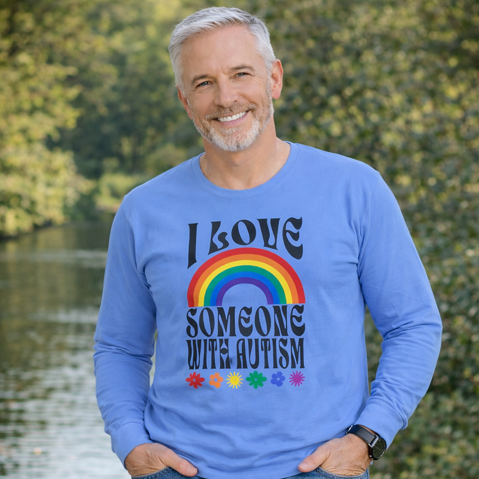 Thumbnail: LONGSLEEVE WeBe Sensory Unisex Ultra Cotton Long Sleeve Tee Sensory Friendly
