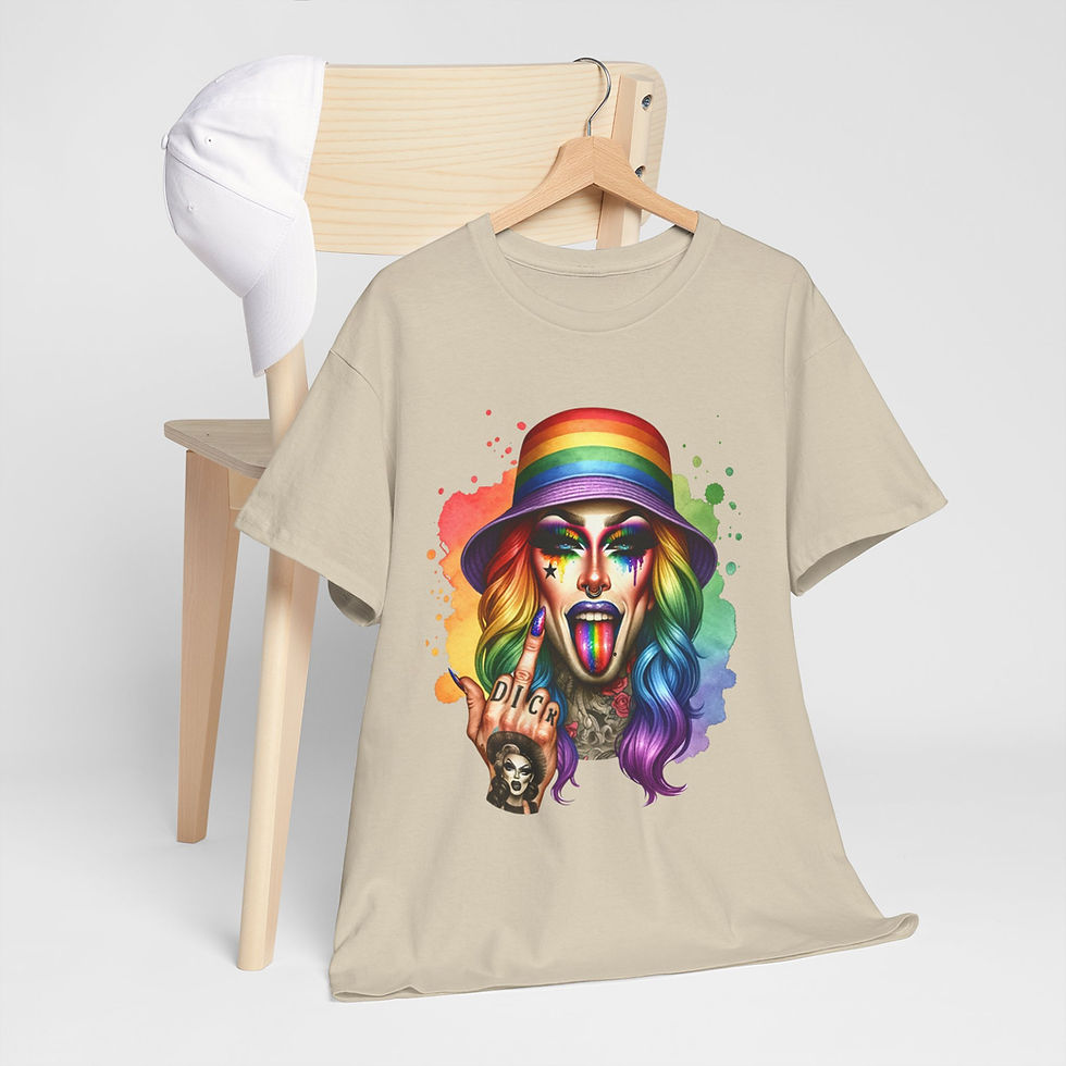 Rainbow LGBTQ Pride Shirt Gay Pride Apparel Support Equality Pride Drag Queen 
