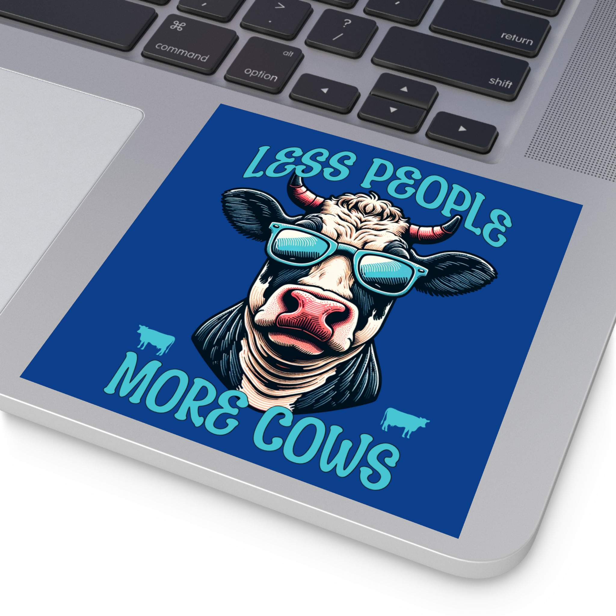 Premium Vinyl Art Sticker, Finger Lakes, Durable Water Resistant, Cows 