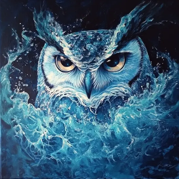 Graphic Digital Art, Birds, Bird, Bird Art, Wildlife, Owl, Owls, Owl Bird