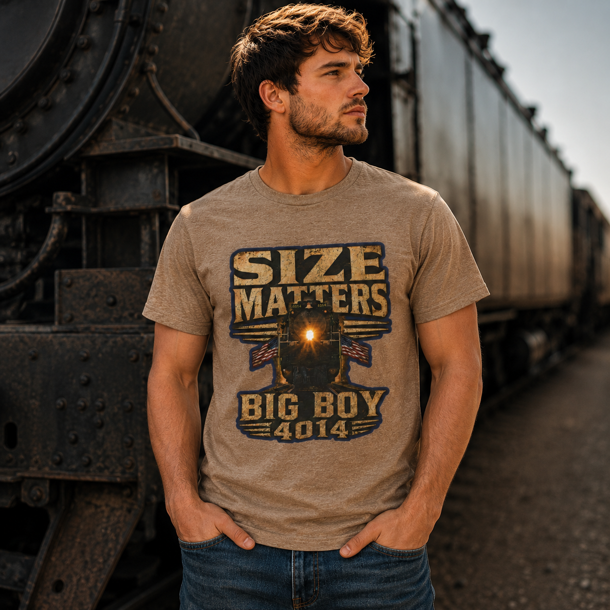 BIG BOY 4014, BIG BOY PATRIOTIC, PATRIOTIC, TRAIN MERCH, RAILROAD GIFTS