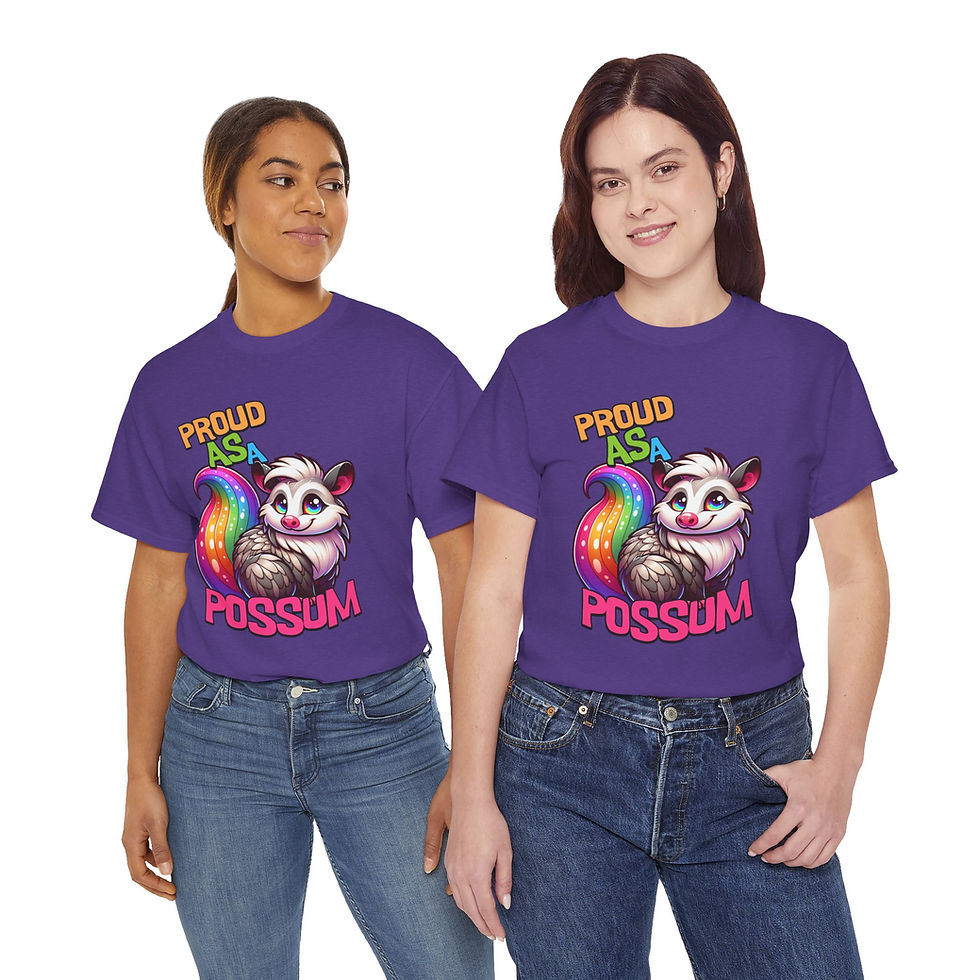 Thumbnail: Rainbow LGBTQ Pride Shirt GayPrideApparel Support Equality Pride Proud As Possum