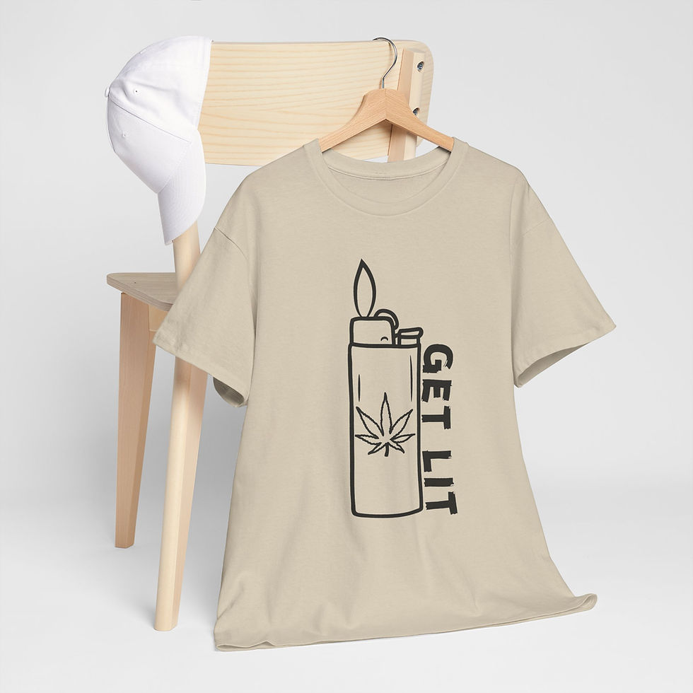 Marijuana Shirt, Funny Weed Tee, Cannabis Lover Apparel, High Vibes Only Stoner 