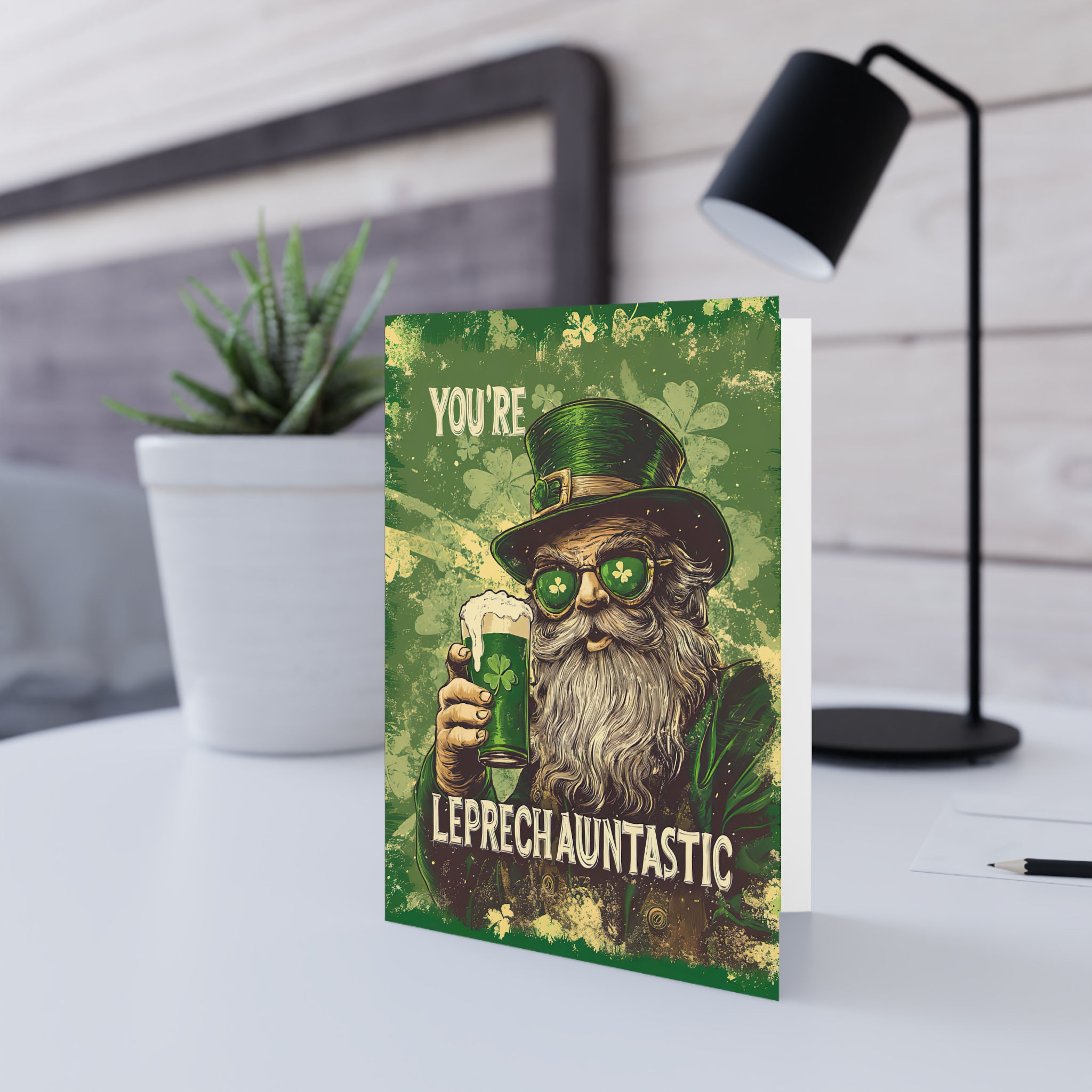 St Patrick's Day Card "You're Leprachauntastic"