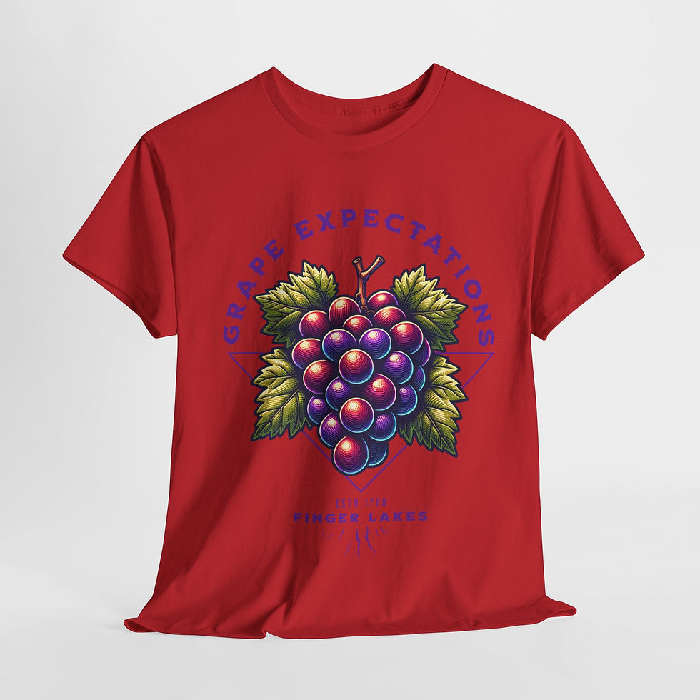 Thumbnail: Finger Lakes Apparel Merch Finger LakesTheme Lake Lovers FLX Grape Expectations 