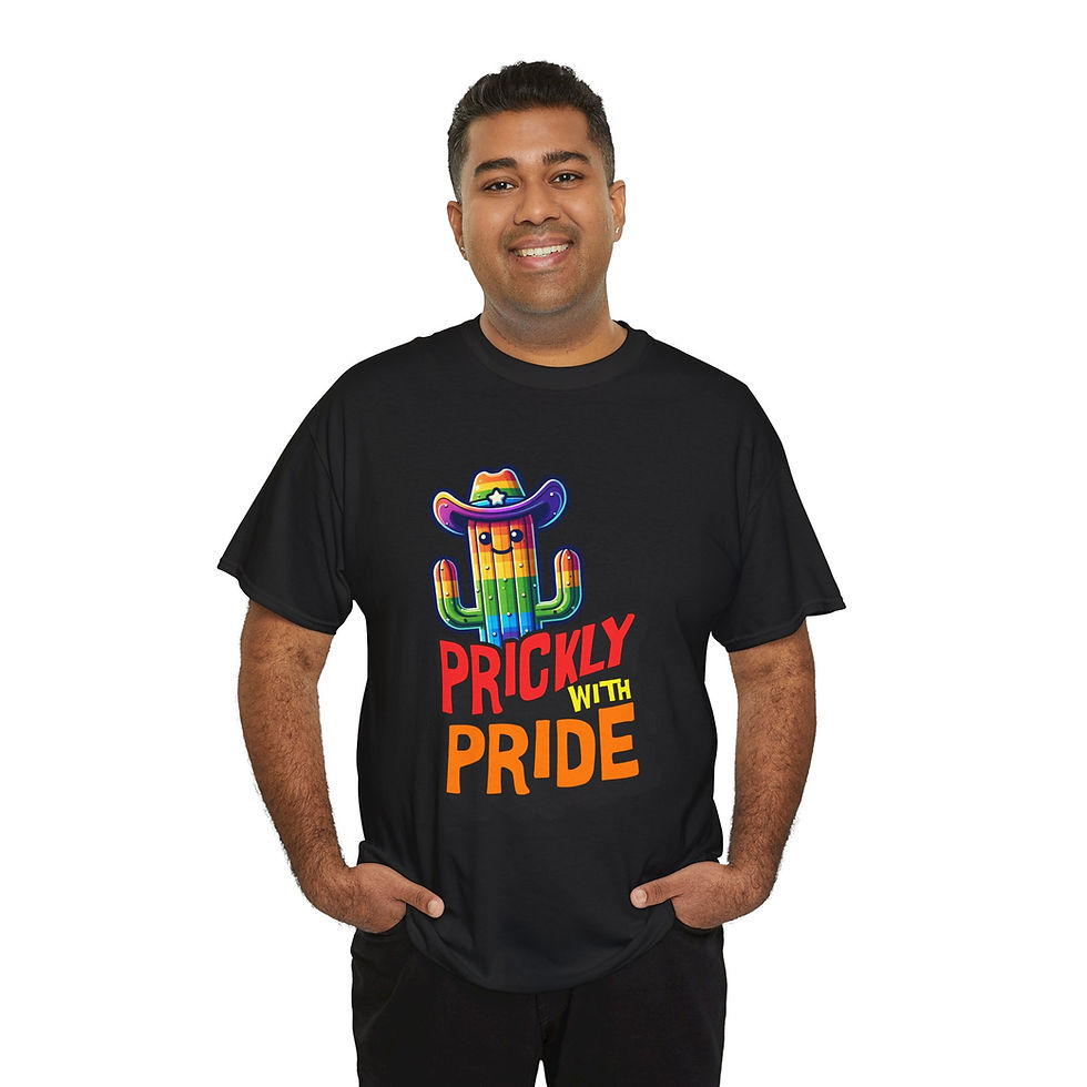 Thumbnail: Rainbow LGBTQ Pride Shirt Gay Pride Apparel Support Equality Prickly With Pride 