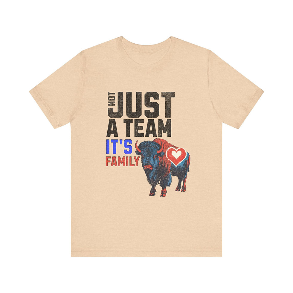 Thumbnail: Buffalo Football Fans Shirt, Buffalo Fans "It's Not Just A Team, It's Family" 