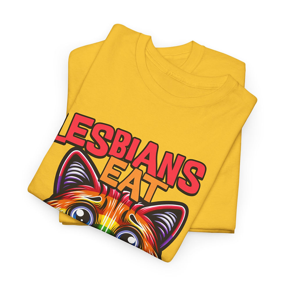 Thumbnail: Rainbow LGBTQ Pride Shirt GayPrideApparelSupport Equality Lesbians Eat What
