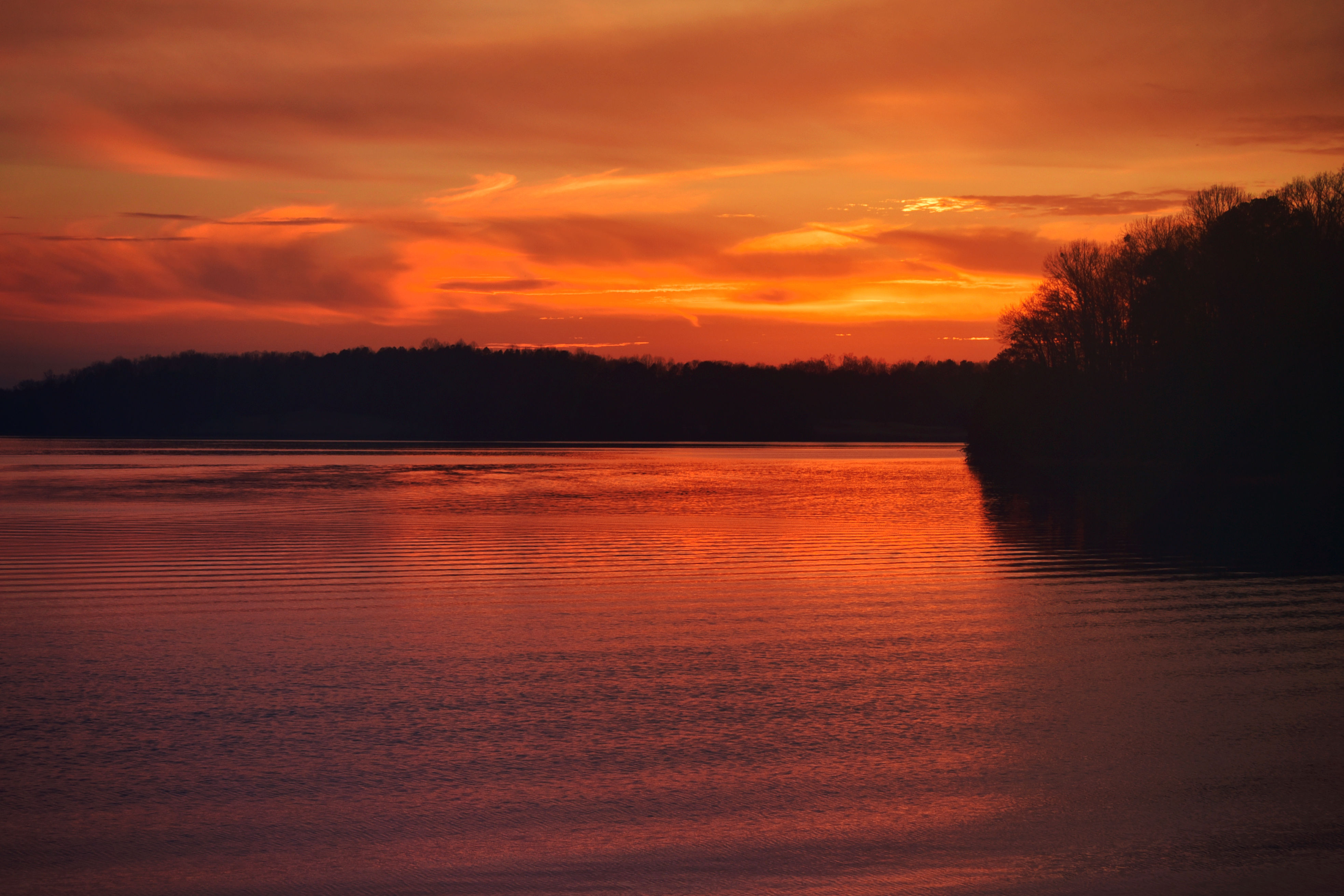Photography, Landscape Photography, Seneca Lake, FLX, Sunset, Nautical, Orange