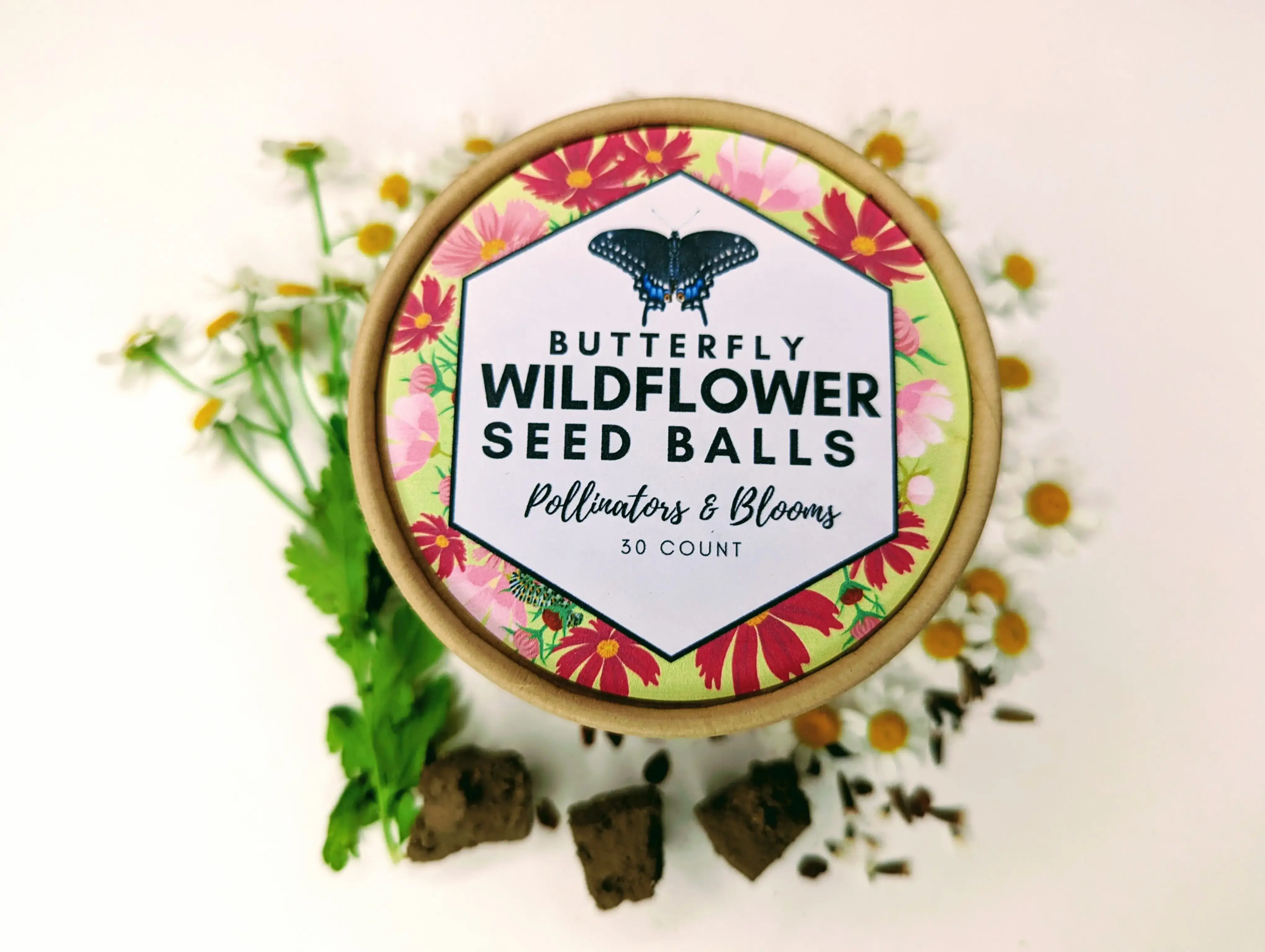 Wildflowers Seed Balls For Butterflies- 30 Count