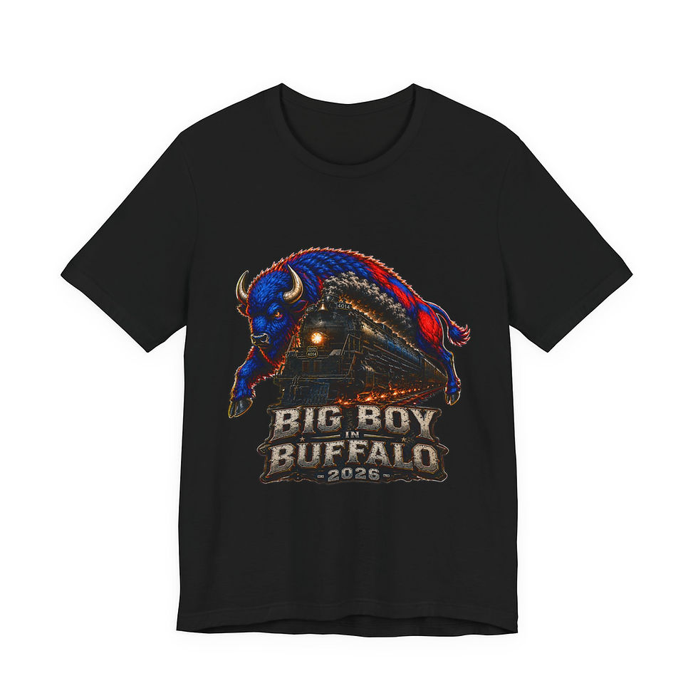 Thumbnail: BIG BOY 4014, BIG BOY PATRIOTIC, PATRIOTIC, TRAIN MERCH, BUFFALO 