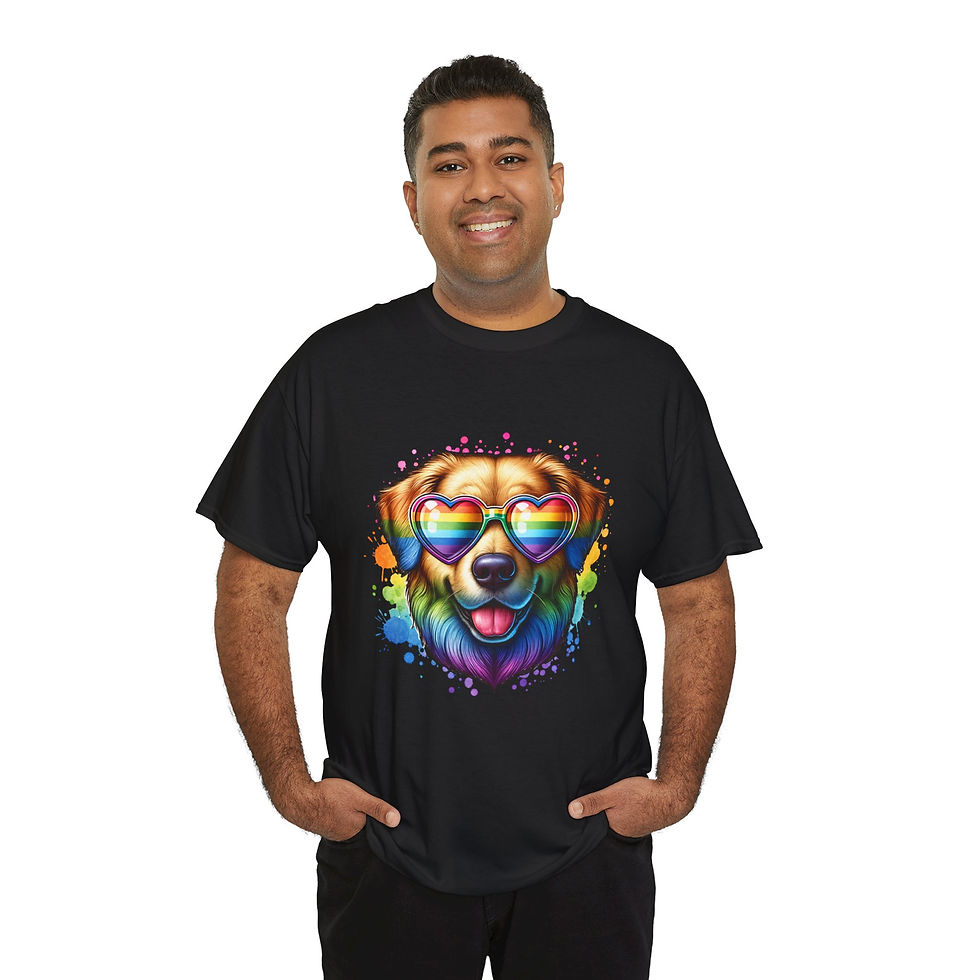 Thumbnail: Rainbow LGBTQ Pride Shirt Gay Pride Apparel Support Equality Pride Dog