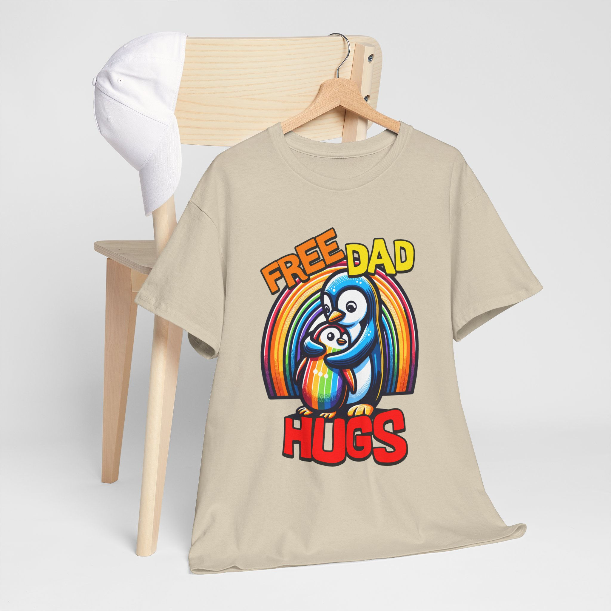 Rainbow LGBTQ Pride Shirt Gay Pride ApparelSupport Equality Free Dad Hugs 