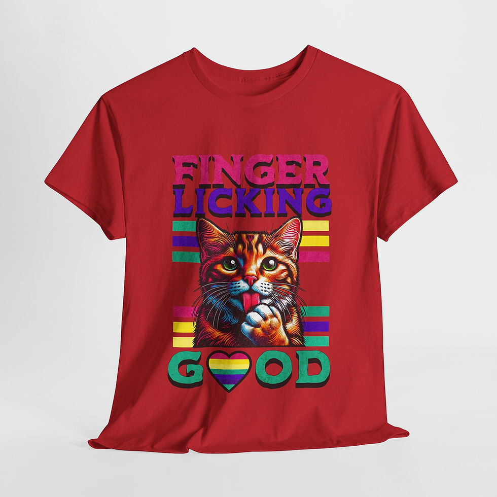 Thumbnail: Rainbow LGBTQ+ Pride Shirt Gay Pride Apparel Support Equality Finger Licking 