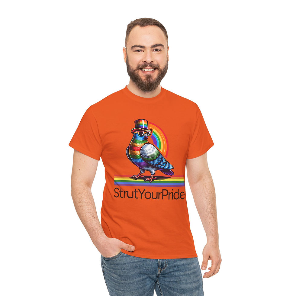 Thumbnail: Rainbow LGBTQ Pride Shirt Gay Pride Apparel Support Equality Strut Your Pride