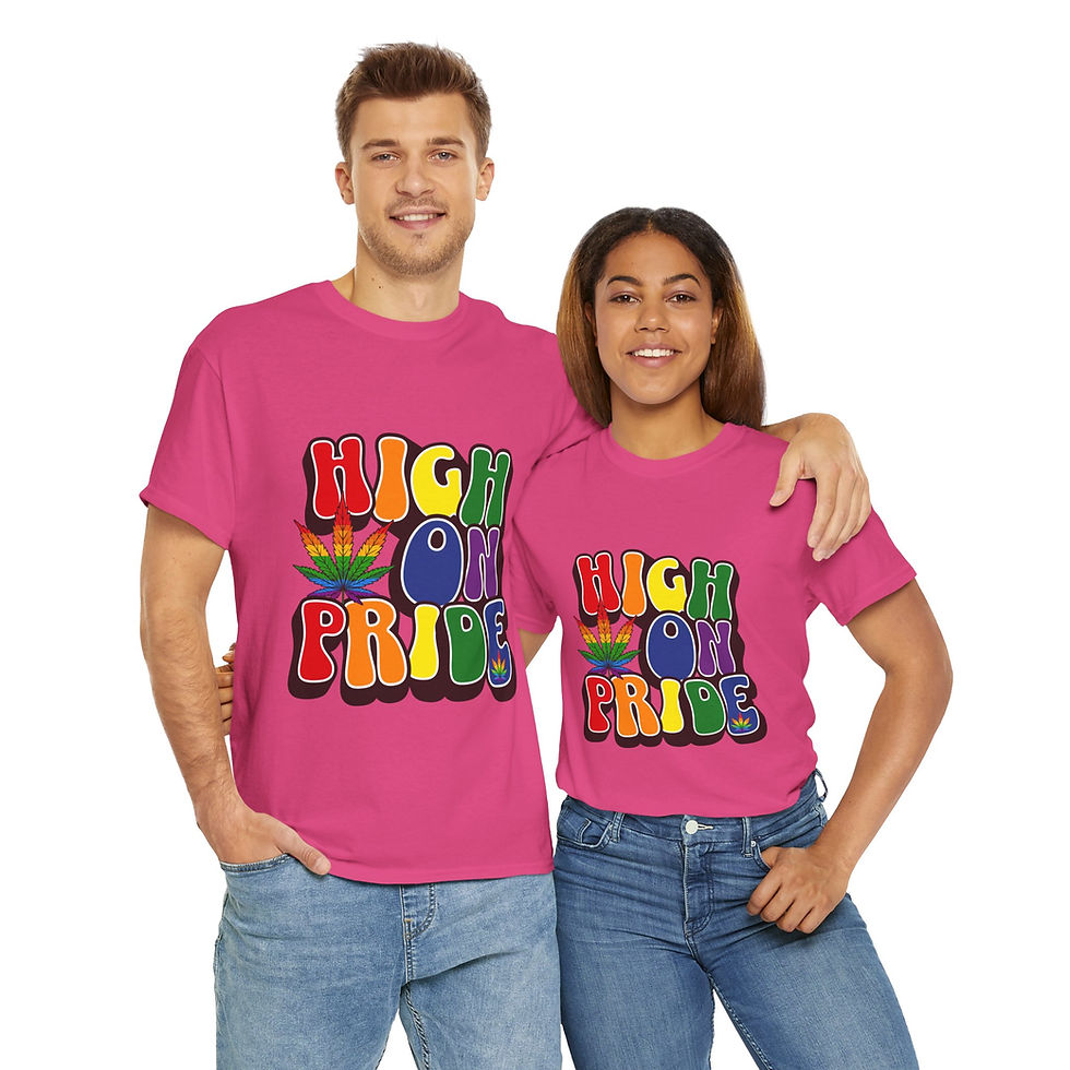 Thumbnail: Rainbow LGBTQ Pride Shirt Gay Pride Apparel Support Equality High On Pride 