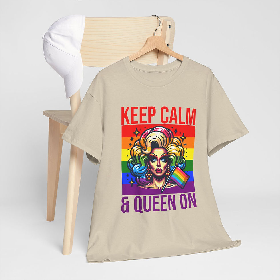 Rainbow LGBTQ Pride Shirt Gay Pride Apparel Support Equality Queen On Drag 