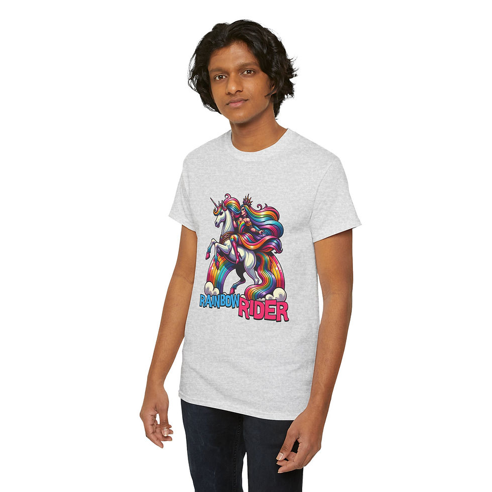 Thumbnail: Rainbow LGBTQ Pride Shirt Gay Pride Apparel Support Equality Rainbow Rider Drag