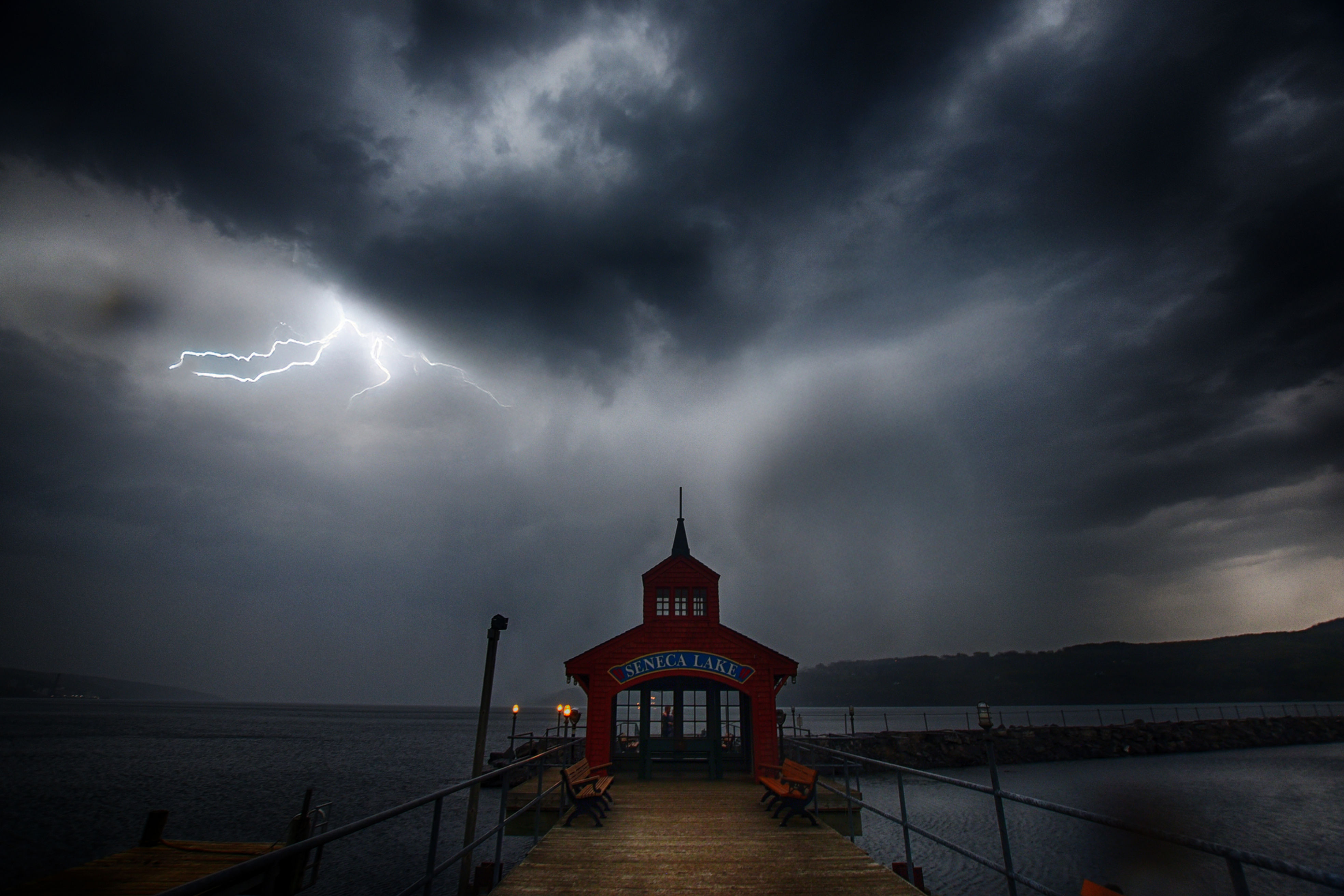 Photography, Landscape Photography, Seneca Lake, Finger Lakes, Lightning
