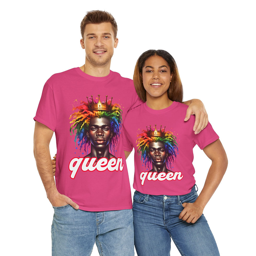 Thumbnail: Rainbow LGBTQ Pride Shirt Gay Pride Apparel Support Equality Pride Male Queen 