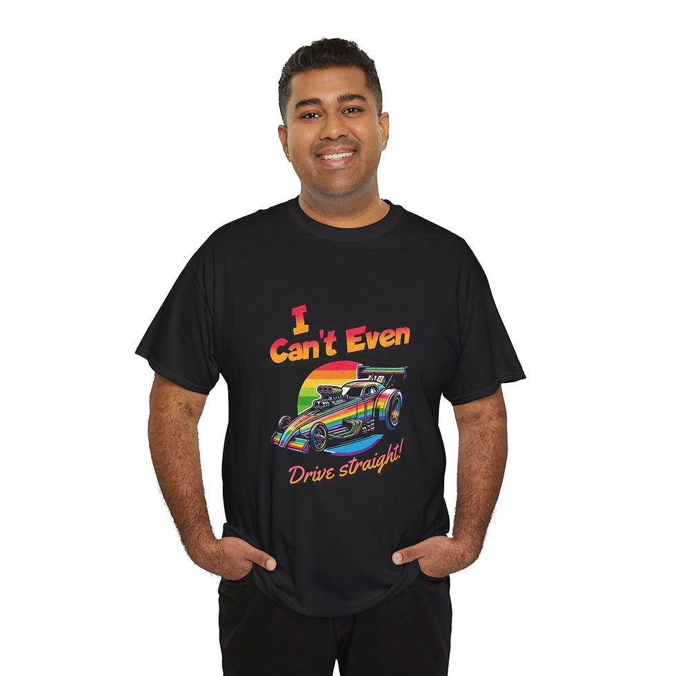 Thumbnail: Rainbow LGBTQ+ Pride Shirt Gay Pride Apparel Support Equality Funny Car 
