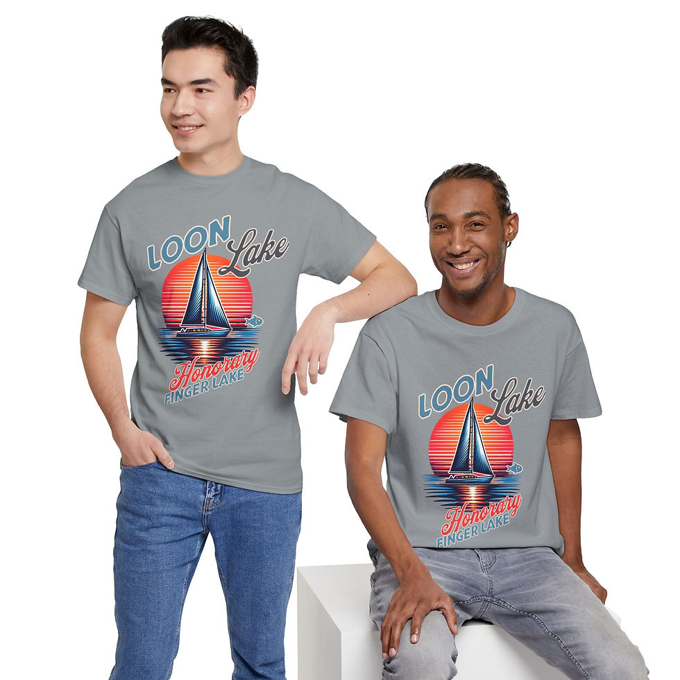 Thumbnail: Finger Lakes Apparel Merch Finger Lakes Theme Lake Lovers FLX Loon Lake 