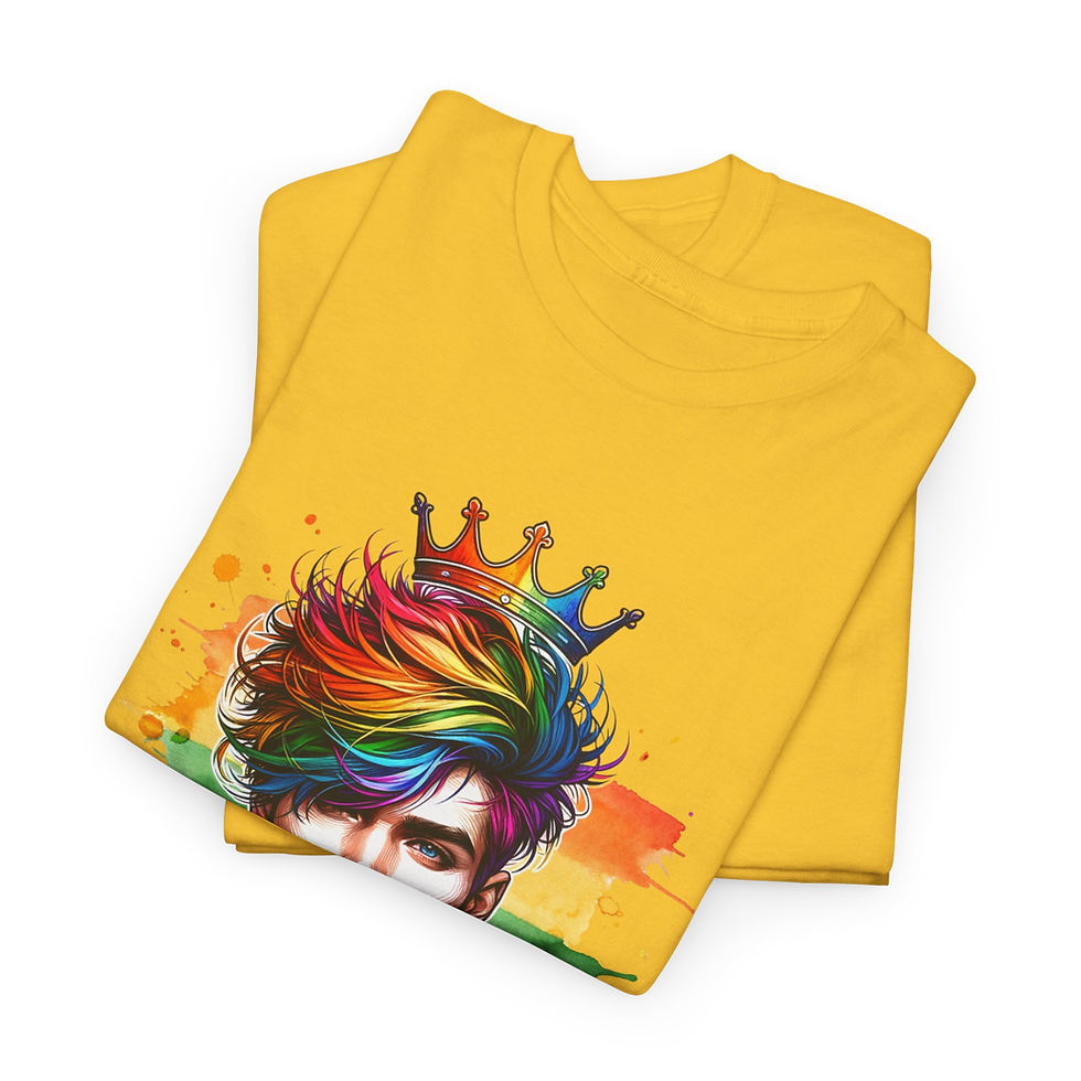 Thumbnail: Rainbow LGBTQ Pride Shirt Gay Pride Apparel Support Equality Pride Male Queen 