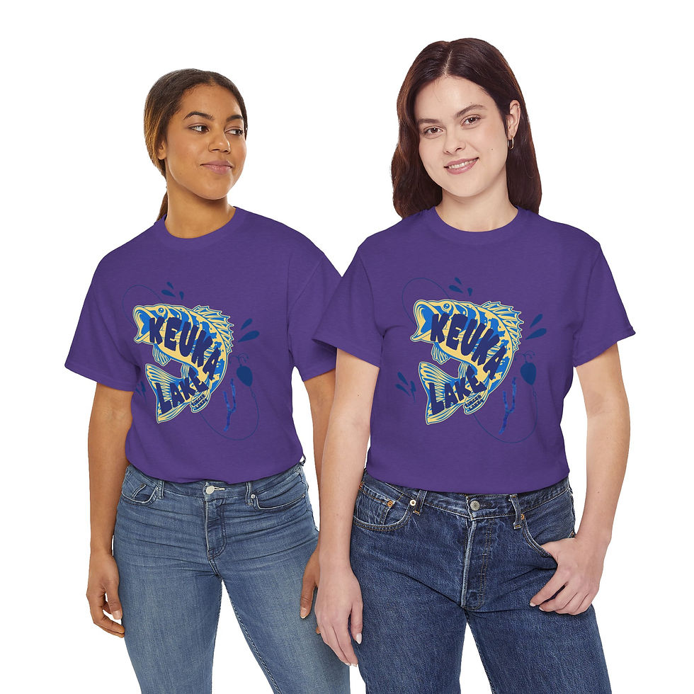 Thumbnail: Finger Lakes Apparel Merch Finger Lakes Theme Lake Lovers FLX Keuka Lake Fish 