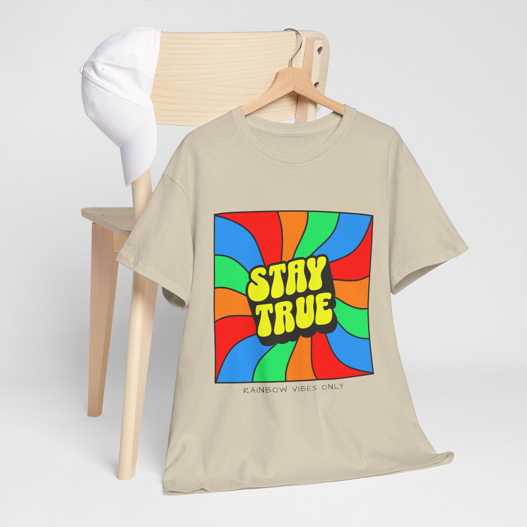 Rainbow LGBTQ Pride Shirt Gay Pride Apparel Support Equality Pride Stay True 