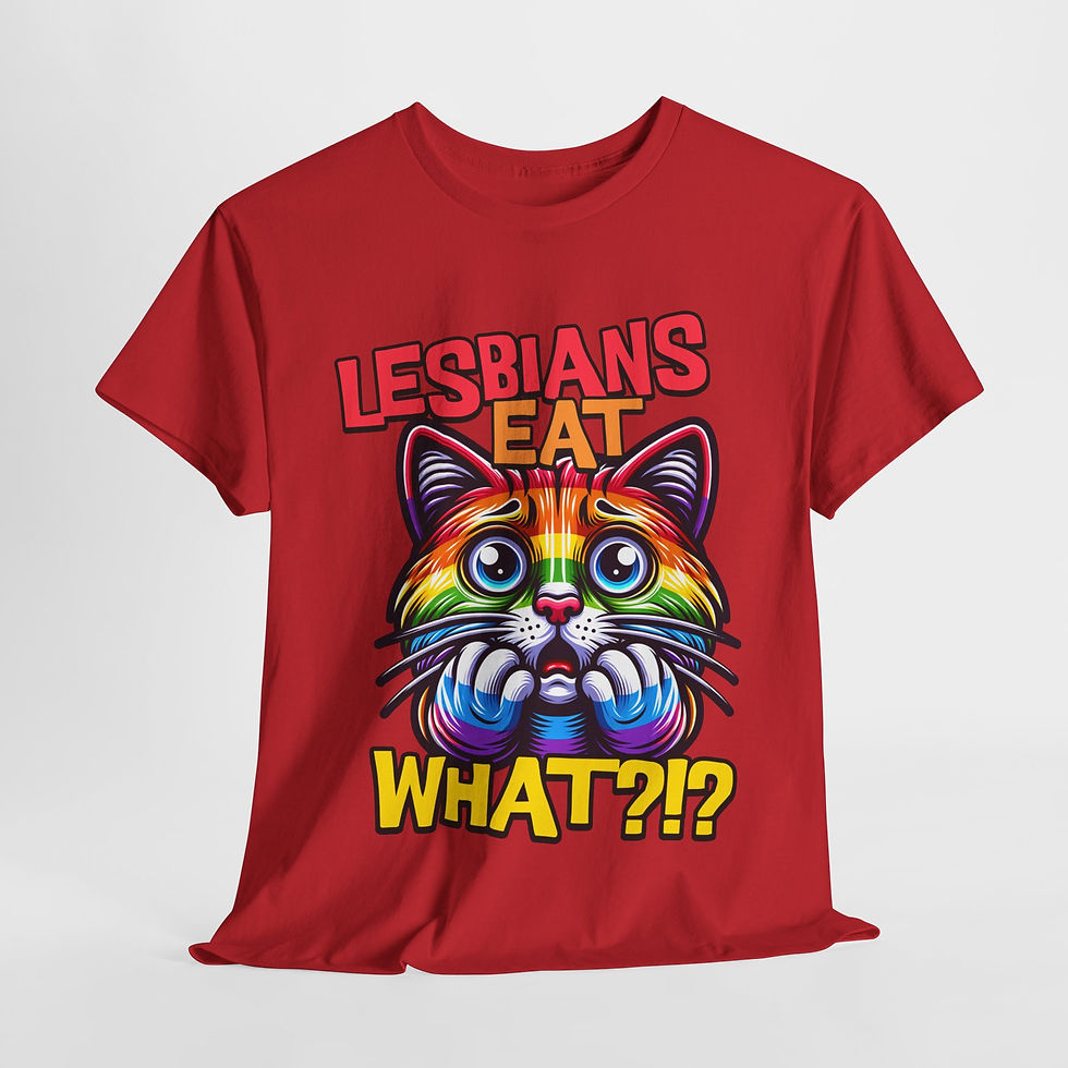 Thumbnail: Rainbow LGBTQ Pride Shirt GayPrideApparelSupport Equality Lesbians Eat What