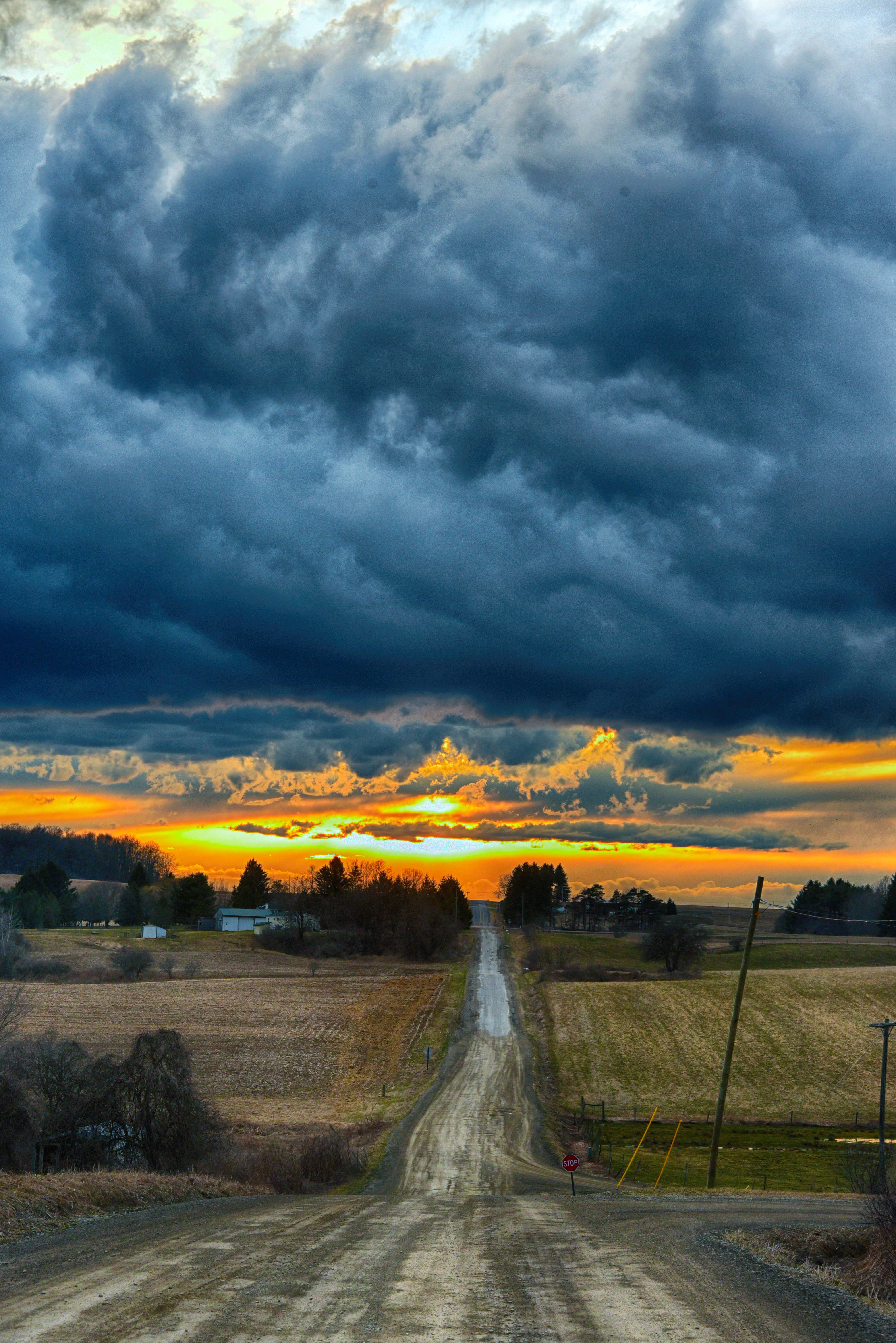 Photography, Landscape Photography, Road, Roads, Country, Farm, Sunset, FLX