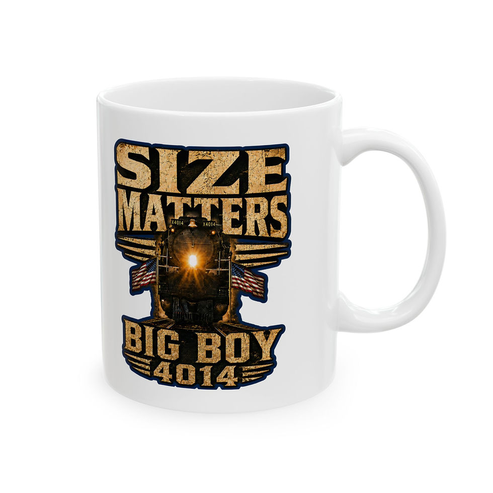 Thumbnail: BIG BOY 4014 MUG, TRAIN MUG, BIG BOY 4014 MUG, RAILROAD GIFTS, UP BIG BOY 4014 