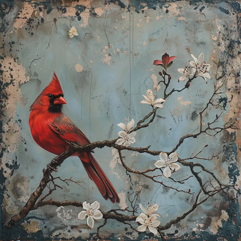 Graphic Digital Art, Birds, Bird, Bird, Art, Wildlife, Cardinal, Cardinals, Red