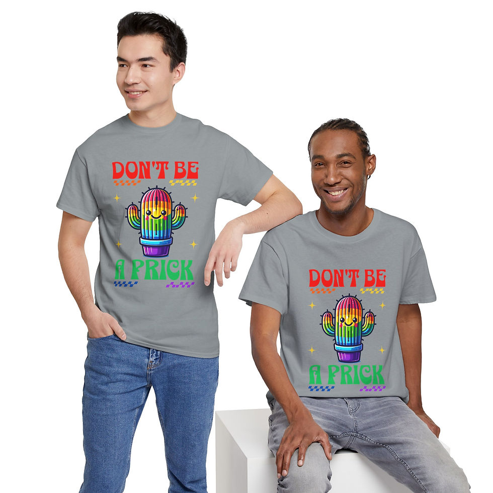 Thumbnail: Rainbow LGBTQ+ Pride Shirt Gay Pride Apparel Support Equality Don't Be A Prick 