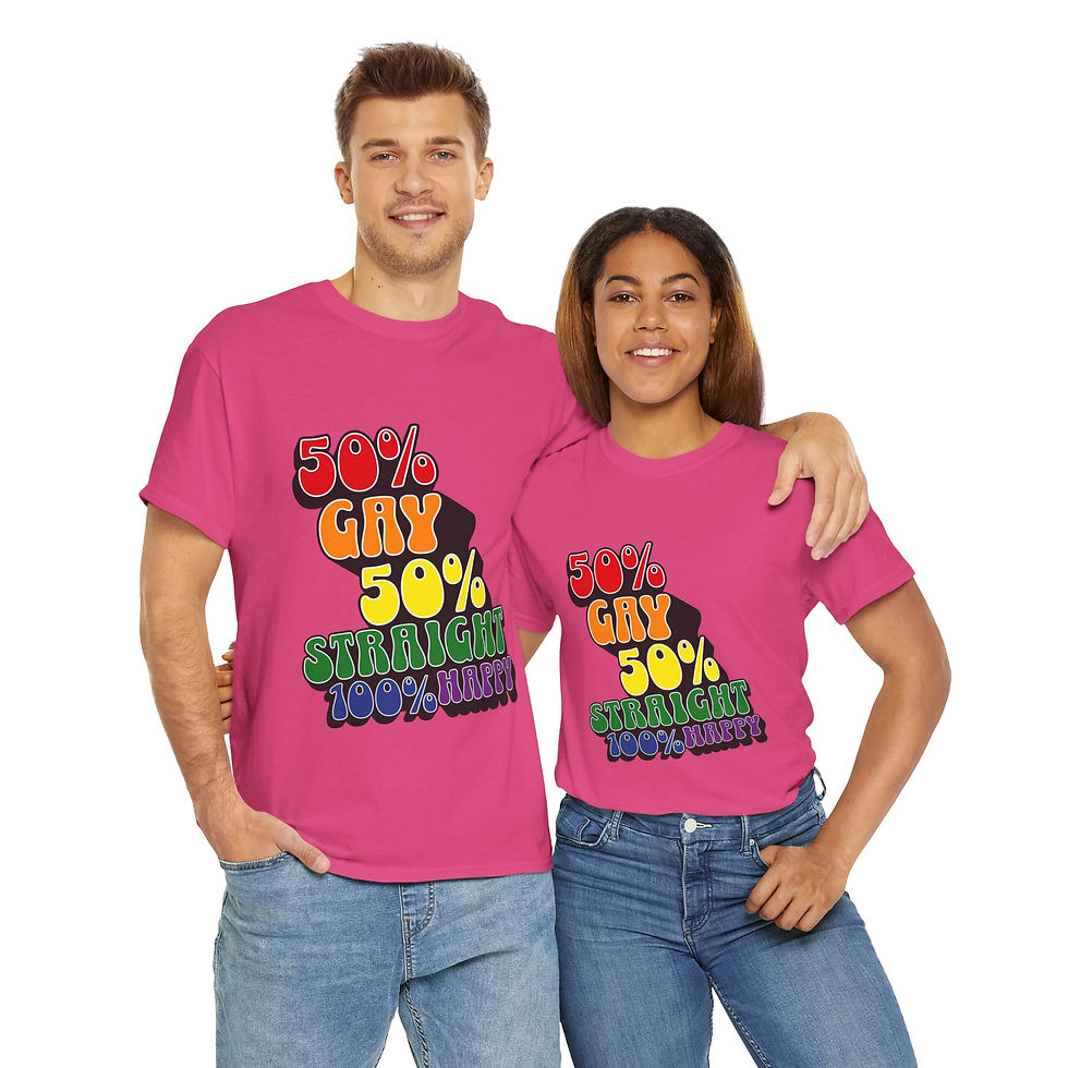 Thumbnail: Rainbow LGBTQ+ Pride Shirt Gay Pride Apparel Support Equality Bisexual Tee