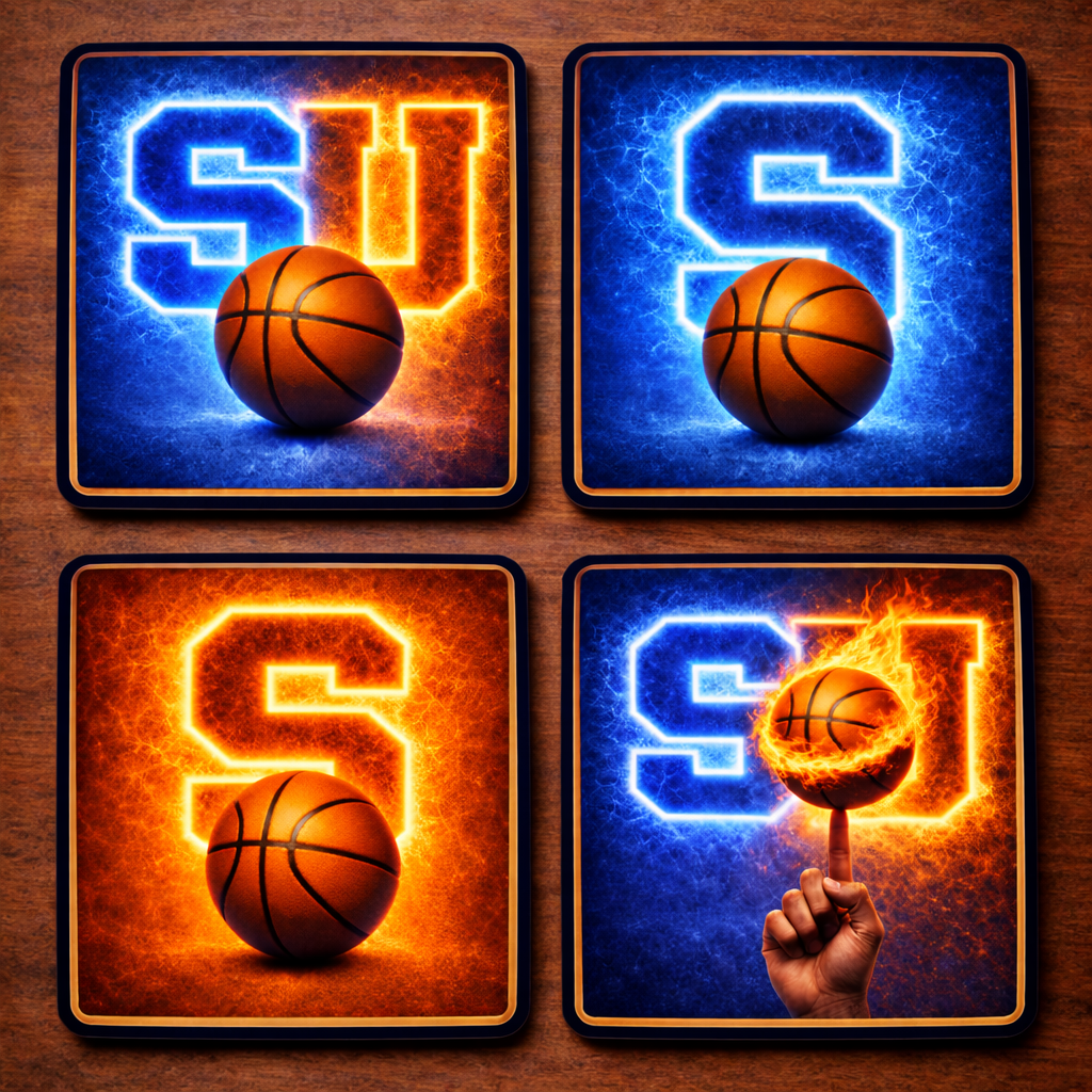 Syracuse Coasters, SET OF 4, SU, SU Basketball