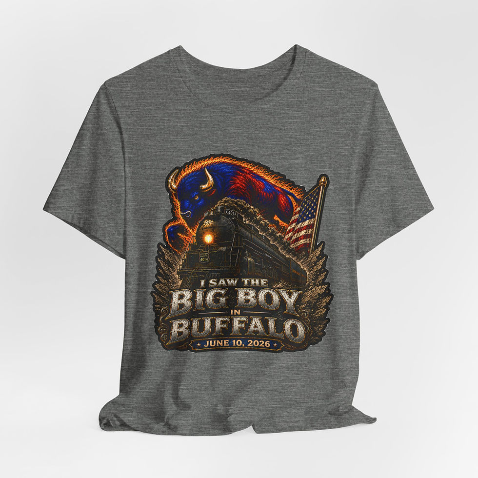 Thumbnail: BIG BOY 4014, BIG BOY PATRIOTIC, PATRIOTIC, TRAIN MERCH, BUFFALO 