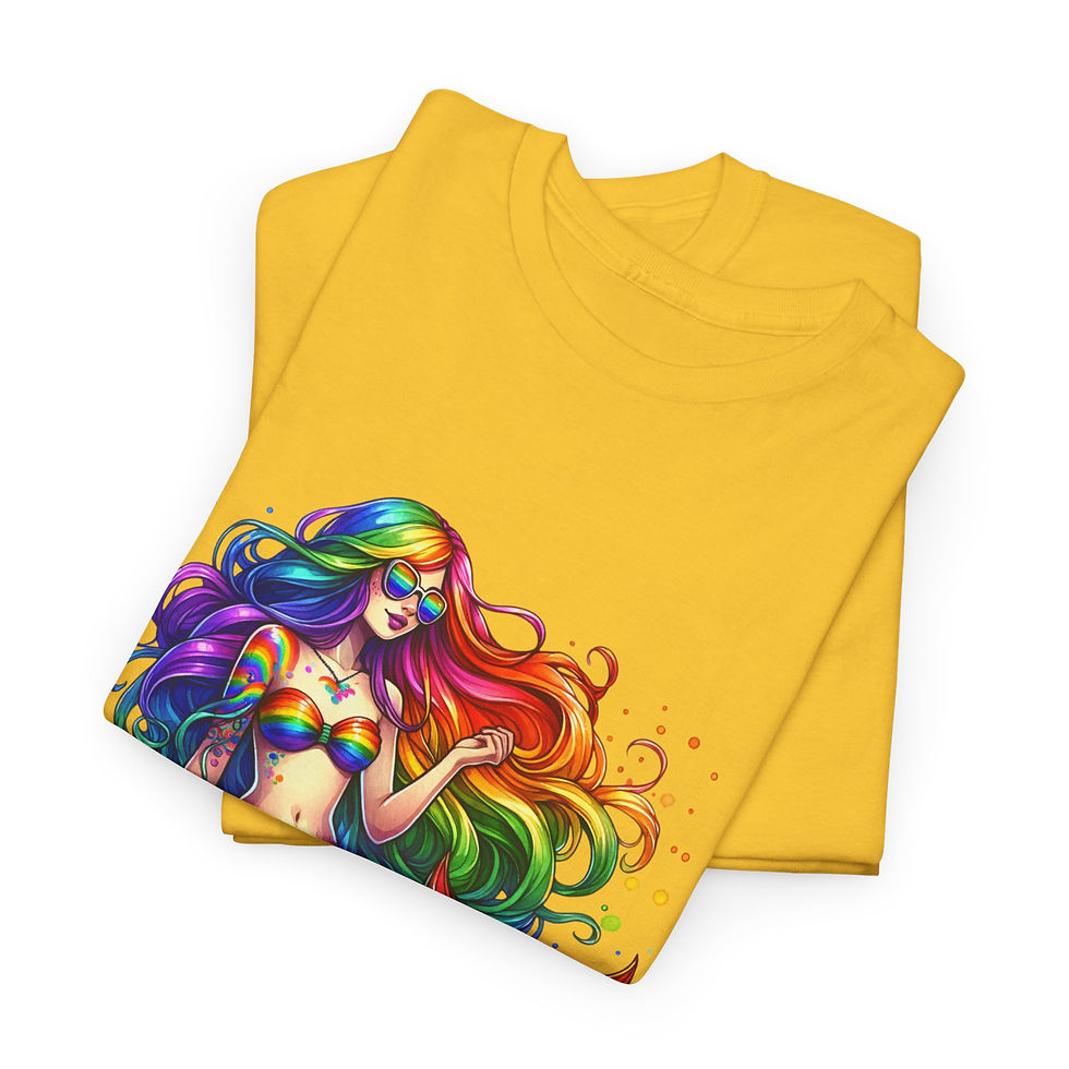 Thumbnail: Rainbow LGBTQ Pride Shirt Gay Pride Apparel Support Equality Pride Mermaid