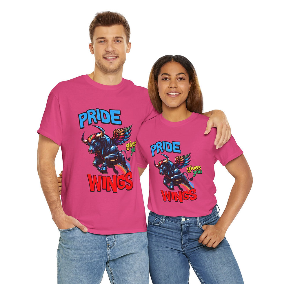 Thumbnail: Rainbow LGBTQ Pride Shirt Gay Apparel Support Equality Pride GIves You Wings 