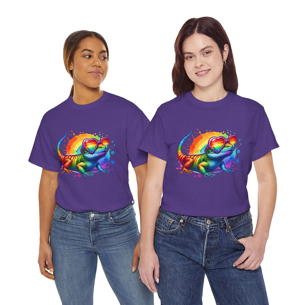 Thumbnail: Rainbow LGBTQ Pride Shirt Gay Pride Apparel Support Equality Pride Lizard