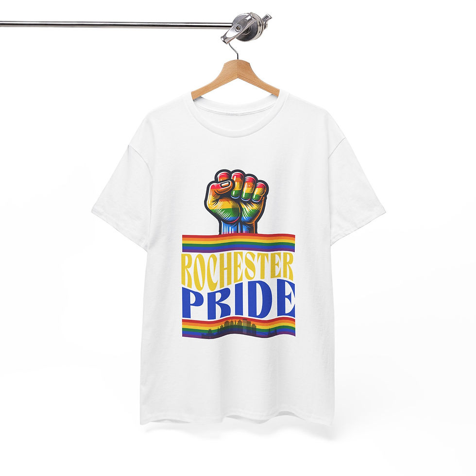 Thumbnail: Rainbow LGBTQ Pride Shirt Gay Pride Apparel Support Equality Rochester Pride 