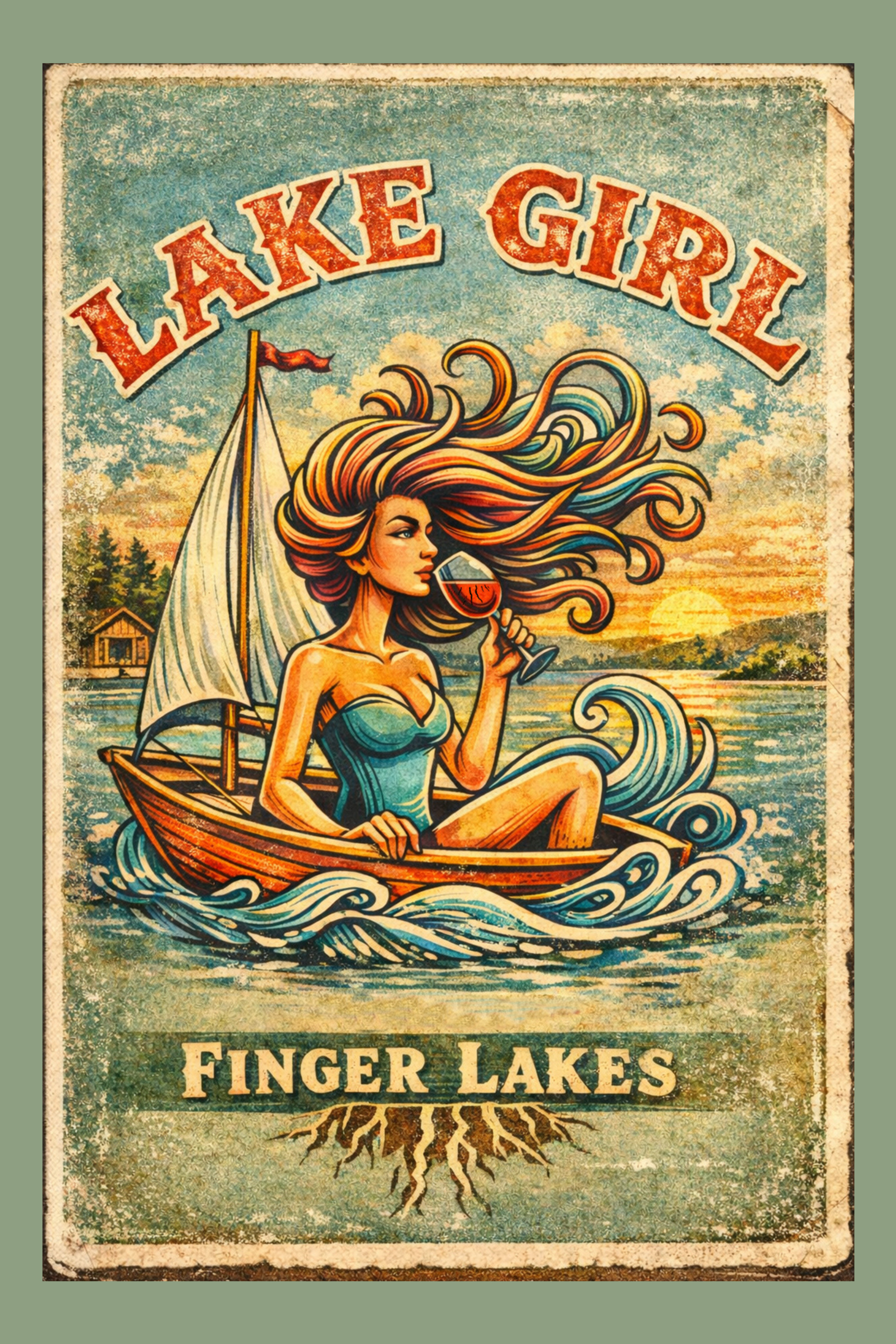 Finger Lakes Postcards, Finger Lakes Collectibles, Postcards, FLX, Tourism